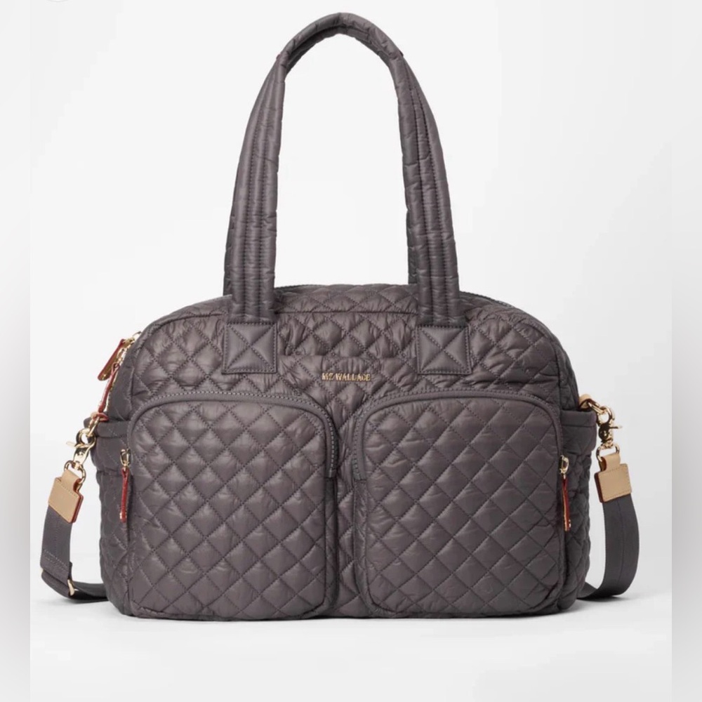 NEW MZ Wallace Nik Quilted Duffel Travel Bag